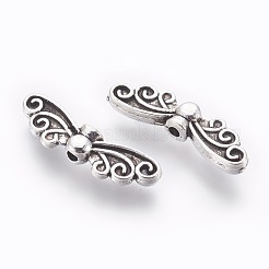 Perline in lega stile tibetano&nbsp;X-TIBEB-1331-AS-FF