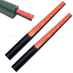 Wachsrohr-Ringdorn-Größenmesser, Lineal Schmuckgröße Dornwerkzeug, Schmuck machen Werkzeuge, Tomate, 2.2x23.5 cm