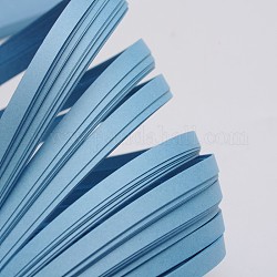 Рюш полоски бумаги, Небесно-голубой, 530x5 мм, о 120strips / мешок