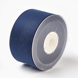Rayonne et ruban de coton, ruban de bande sergé, ruban à chevrons, bleu minuit, 2 pouces (50 mm), environ 50yards / rouleau (45.72m / rouleau)