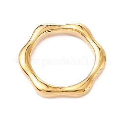 Placage sous vide 304 anneaux de liaison en acier inoxydable, anneau, or, 15x13.5x2mm, diamètre intérieur: 10.5x10 mm