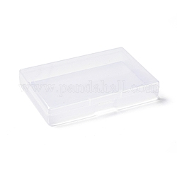 （見切りセールの欠陥：スクラッチ）  透明なプラスチック製の収納ボックス  使い捨てフェイスマウスカバー用  ポータブル長方形防塵口面カバー収納容器  透明  7.5x10.7x1.8cm