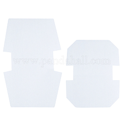 Chgcraft 2 комплекты 2 стиля нетканых материалов войлочная подкладка и сетка из смолы, сумка diy аксессуары, белые, 45.3x24x0.2 см и 43.5x23 см, 2 шт / комплект, 1 комплект / стиль