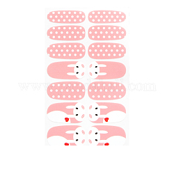 Full Cover Nail Art Stickers, Marble Flower Animal Tartan Self-adhesive Nail Art Decals Strips, for Women Girls Manicure Nail Art Decoration, Colorful, 10x5.5cm
