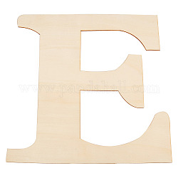 Незаконченная деревянная форма, настраиваемый, буквы, letter.e, 29.6x28x0.2 см