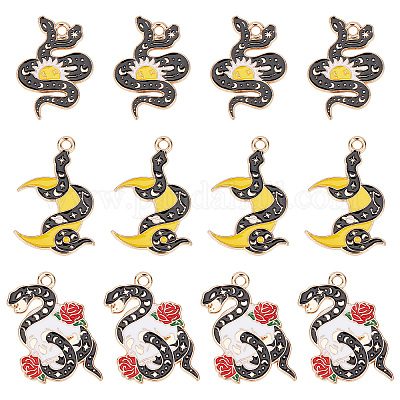 SUNNYCLUE 24pcs Gothic Charms