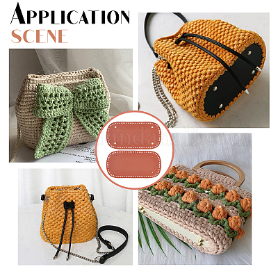 Knitting, crochet, accessories, leather bag bottom and more