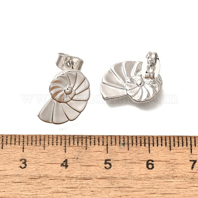 Orecchini in ottone&nbsp;EJEW-B118-05P-1
