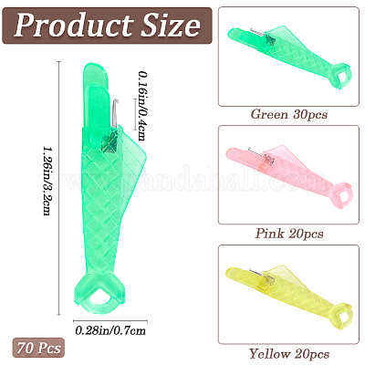 Infila ago per macchine da cucire a forma di pesce&nbsp;DIY-CP0011-19A-1