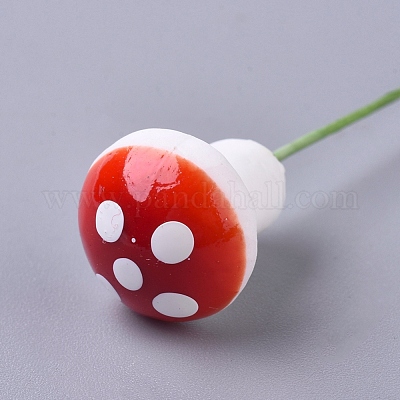 Wholesale Artificial Plant Foam Colored Mushrooms 