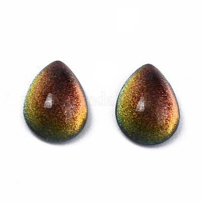 Durchscheinende k9 Glas Cabochons&nbsp;GGLA-Q084-002B-1