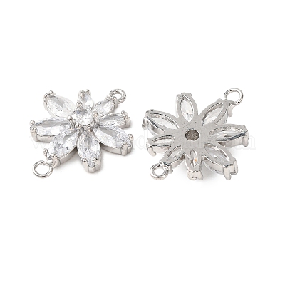 Ottone micro spianare link zirconi&nbsp;KK-E704-09P-1