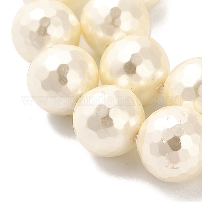 Chapelets de perles de coquille&nbsp;BSHE-XCP0001-34-1