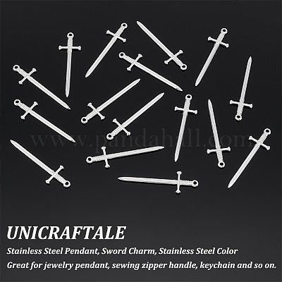 Shop UNICRAFTALE 16Pcs Dagger Bookmark Charms 304 Stainless Steel Sword  Pendants Hypoallergenic Punk Earring Sword Charms 45mm Metal Bracelets  Charm for DIY Jewelry Making and Custom Toymaking for Jewelry Making -  PandaHall Selected