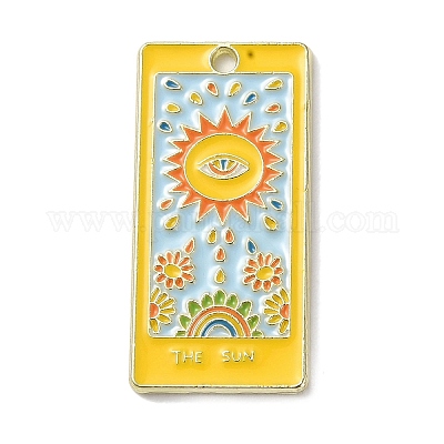 Pendentifs d'émail en alliage&nbsp;X-ENAM-K070-03G-02-1