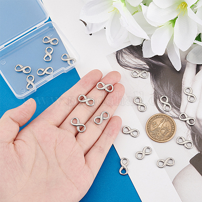 Anelli Di Collegamento In Acciaio Inox 304 - 100 Pezzi 10mm Per Gioielli Fai Da Te - Modello O - Foto 3