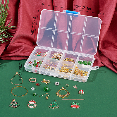 1 Box DIY Make 8 Pairs Teardrop Resin Dangle Earring Making Kits Flat Round  Heart Charms Pendants Glass Pearl Beads with Jump Rings & Earring Hooks for  Adults DIY Earring Jewellery Making 
