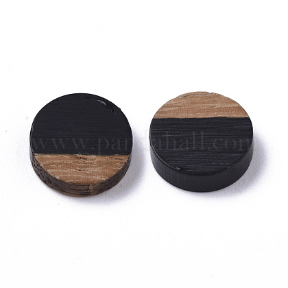 Resin & Wood Cabochons RESI-S358-70-H30-1