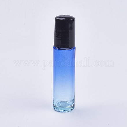 Flaconi vuoti con sfera a rullo di olio essenziale di colore sfumato in vetro da 10 ml MRMJ-WH0011-B01-10ml-1