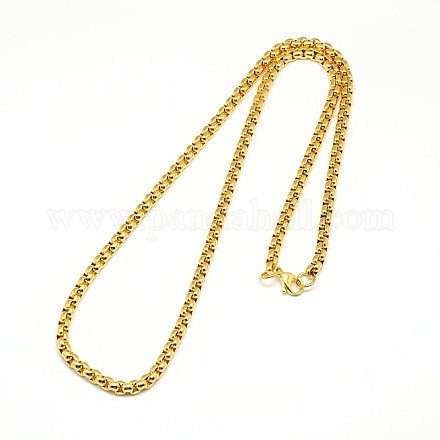 304 collar de cadena de caja de cadena veneciana de acero inoxidable STAS-A028-N031G-A-1