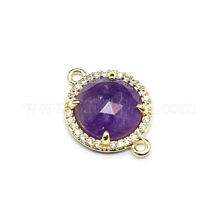 Подвески из натурального аметиста PW-WGD2653-04-1