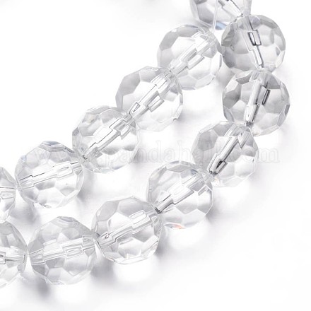Faceted Round Glass Bead Strands GLAA-M031-01-6mm-1