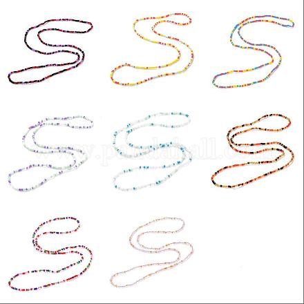 8 pièces 8 couleurs perles de taille AJEW-SZ0002-25-1