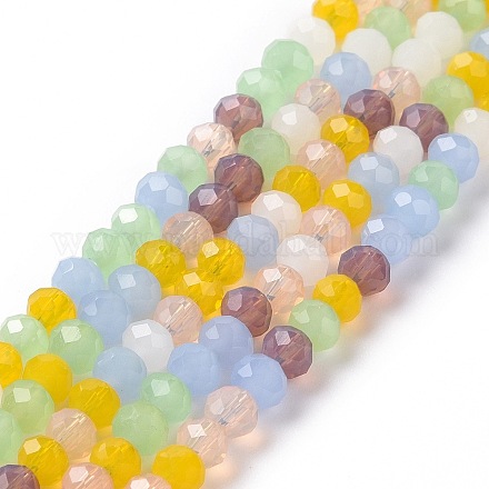 Glass Beads Strands GLAA-E036-05B-1