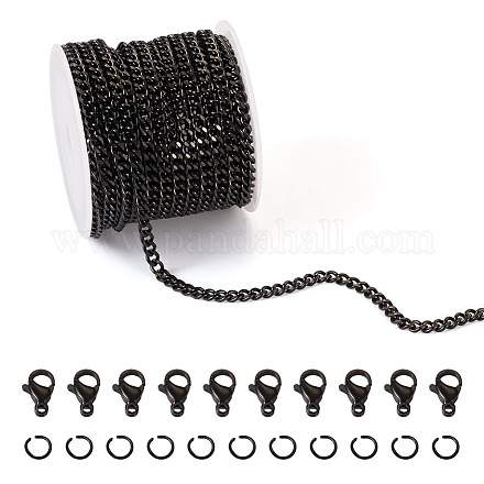 Pandahall DIY Chain Bracelet Necklace Making Kit DIY-TA0005-90-1