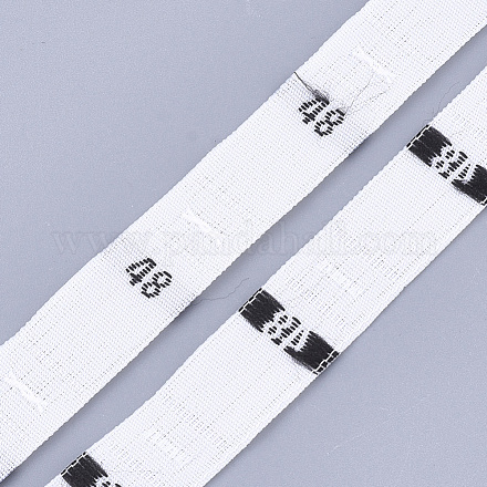 衣類サイズラベル（48)  服飾材料  サイズタグ  ホワイト  12.5mm  約10000個/袋 OCOR-S120D-23-1