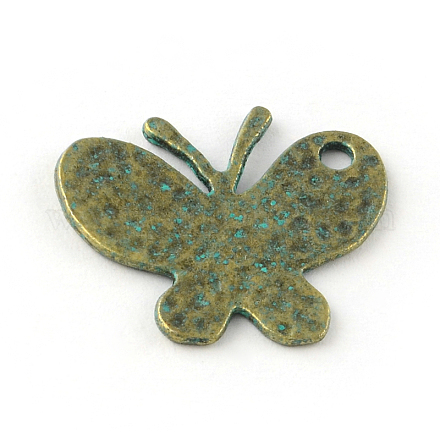 Butterfly Zinc Alloy Pendants PALLOY-R065-169-LF-1