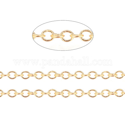 Brass Cable Chains CHC-034Y-01G-NR-1