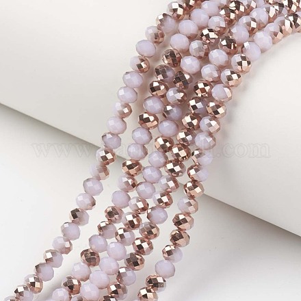 Chapelets de perles en verre électroplaqué EGLA-A034-J3mm-N01-1