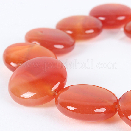 Chapelets de perles en cornaline naturelle G-E243-02-1