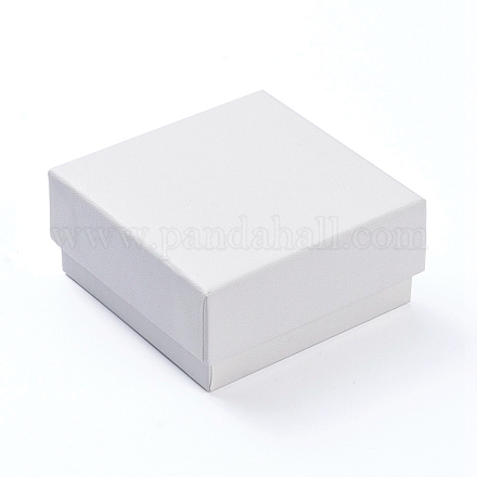 Caja de regalo de cartón cajas de joyería X-CBOX-F004-02B-1