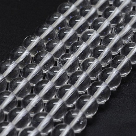 Chapelets de perles en cristal de quartz naturel G-K285-04-10mm-1