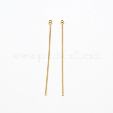 Yellow Gold Filled Ball Head Pins KK-A130-06-0.6x38mm-1