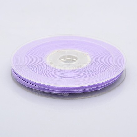 Polyester Velvet Ribbon for Gift Packing and Festival Decoration SRIB-M001-4mm-430-1
