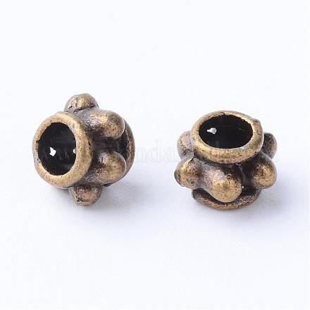Séparateurs perles en alliage de style tibétain TIBE-Q063-51AB-NR-1