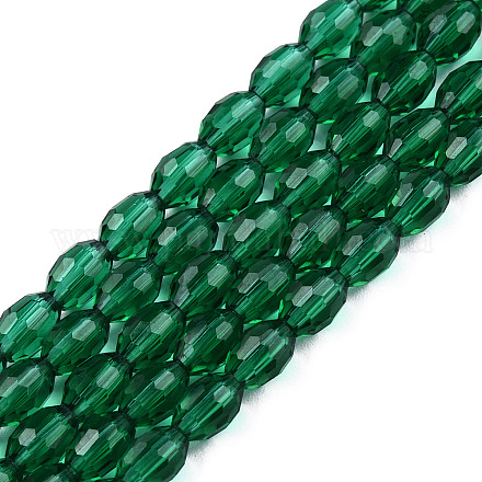 Glass Beads Strands GC891Y-5-1