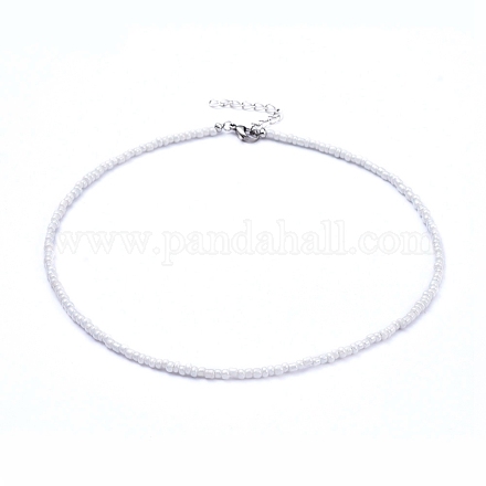 Semences de verre colliers de perles NJEW-JN02811-01-1