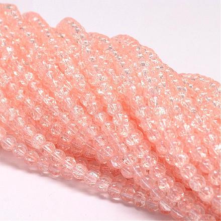 Synthetic Crackle Quartz Beads Strands CCG-K001-10mm-06-1