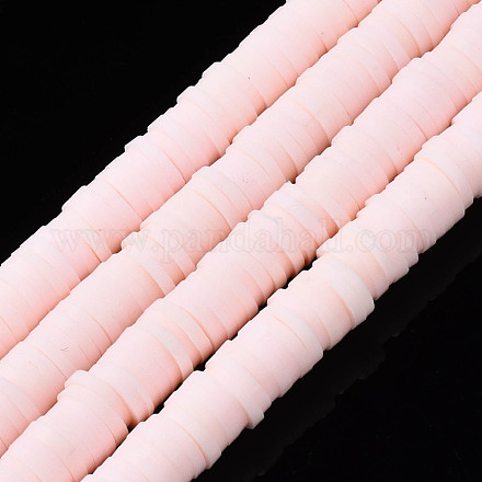 Perles d'argile polymère faites à la main rondes plates CLAY-R067-6.0mm-27-1