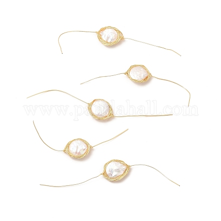 Fornituras de perlas de latón KK-I697-02G-1