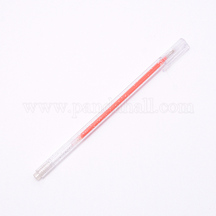 Penna gel di plastica luccicante AJEW-WH0155-64G-1