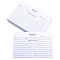 Paper Recipe Card, Rectangle, White, 100x150x0.5mm