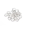 Iron Open Jump Rings, Silver, 3x0.5mm