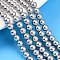 Baking Paint Pearlized Glass Pearl Bead Strands, Round, Gainsboro, 5mm, Hole: 0.6mm, about 79~80pcs/strand, 15.94~16.14 inch(40.5~41cm)