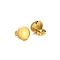 Stainless Steel Stud Earrings, Round, Round, 10mm