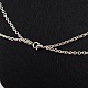 Double Layer Chain Body Necklace for Sexy Women NJEW-C00002-02-4